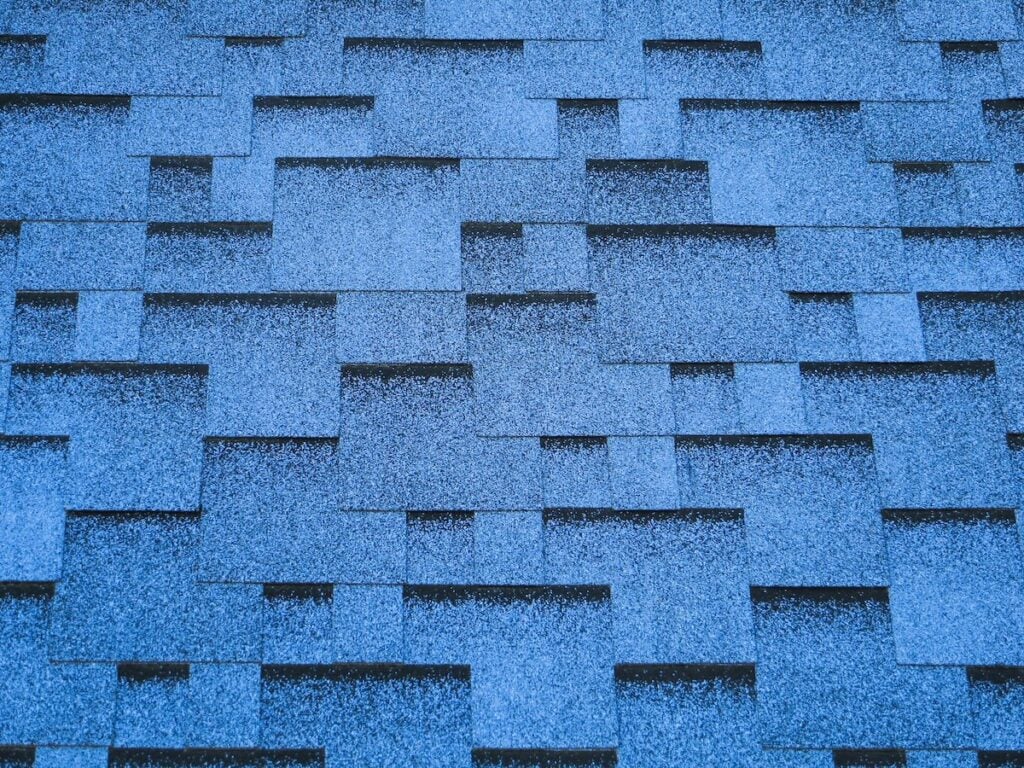 blue shingles