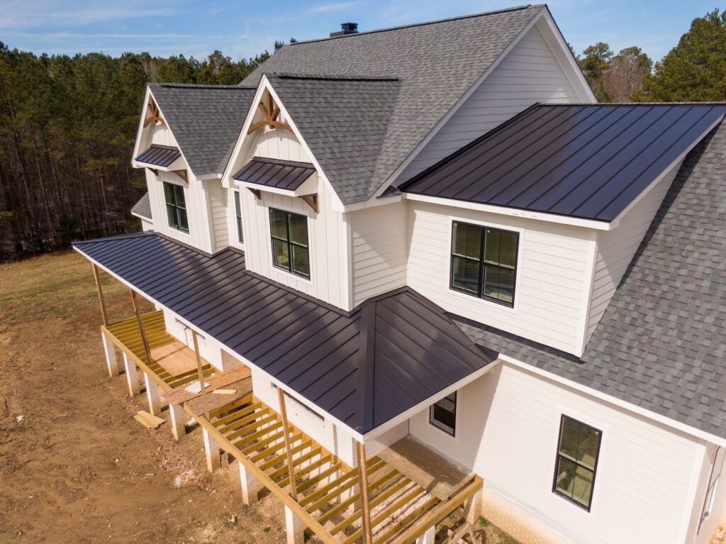 metal roof accents