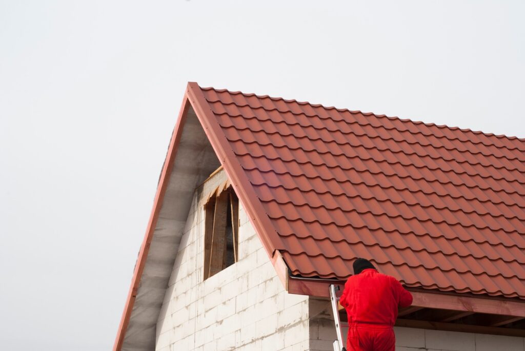 installation of a roof