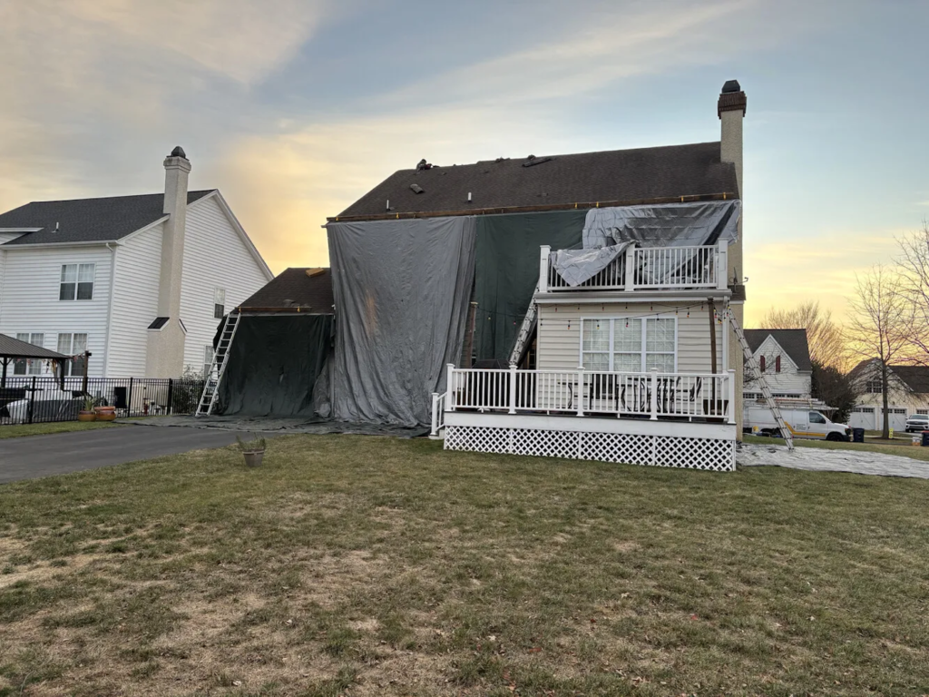 House siding renovation