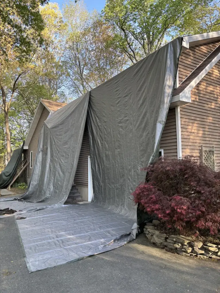 Residential siding installation