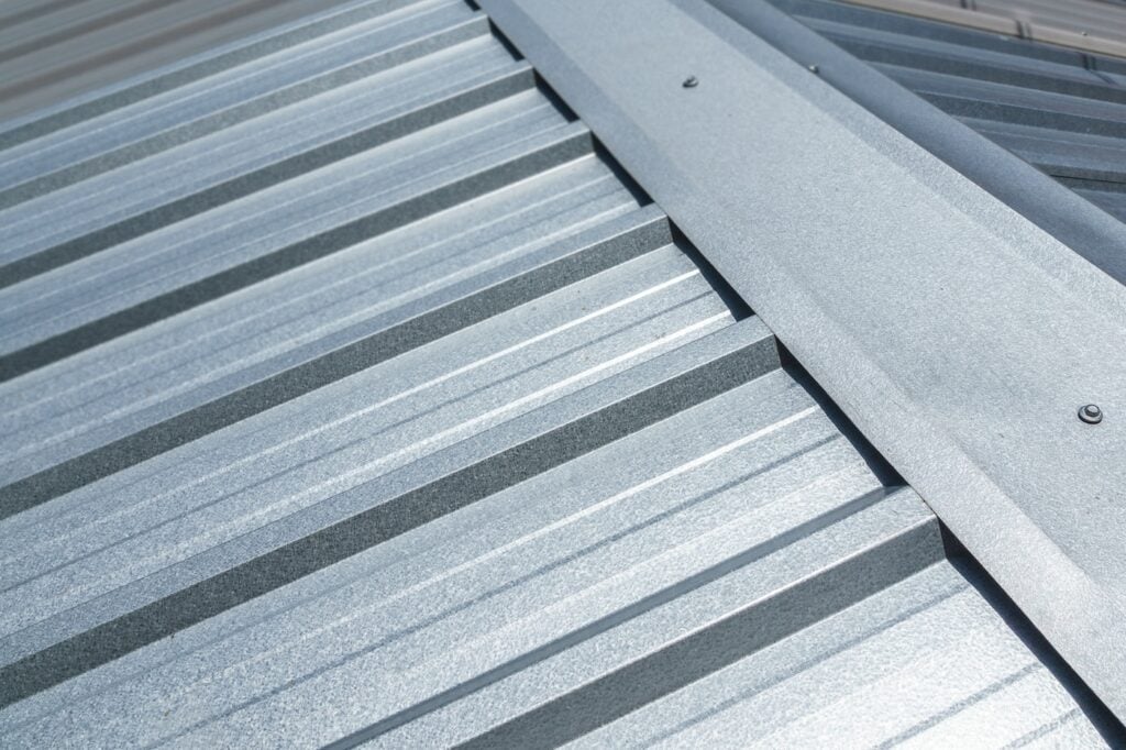corrugated metal material