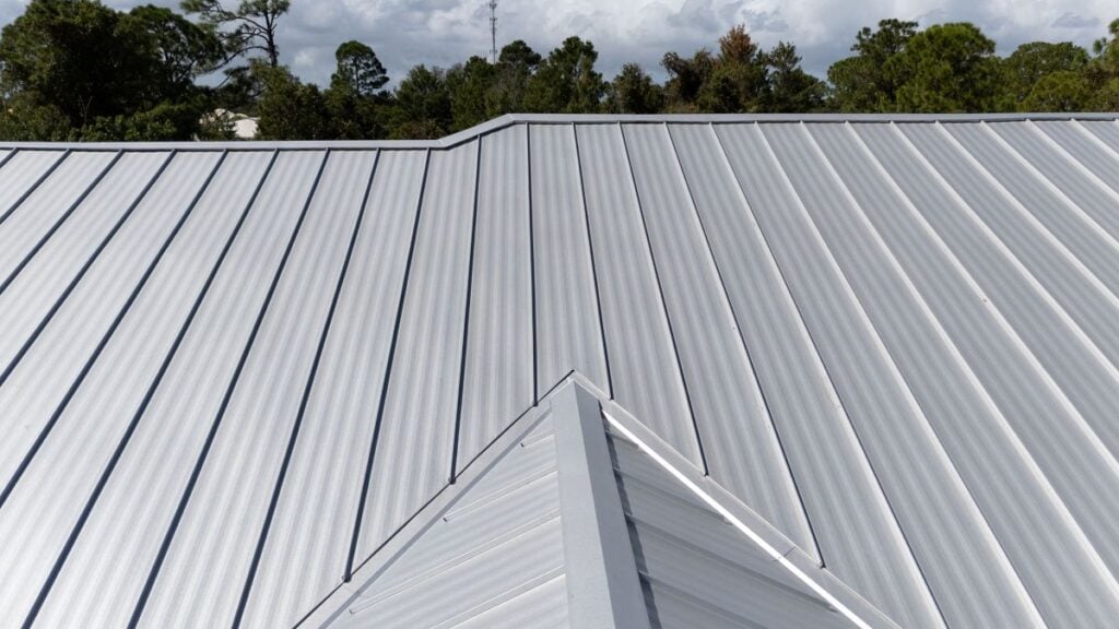 grey metal roof exposed fastener vs concealed fastener metal roof